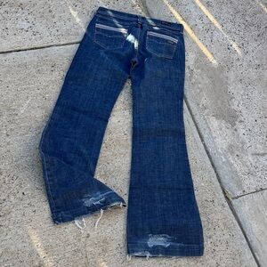 Citizens Of Humanity Dark Blue Flare Jeans